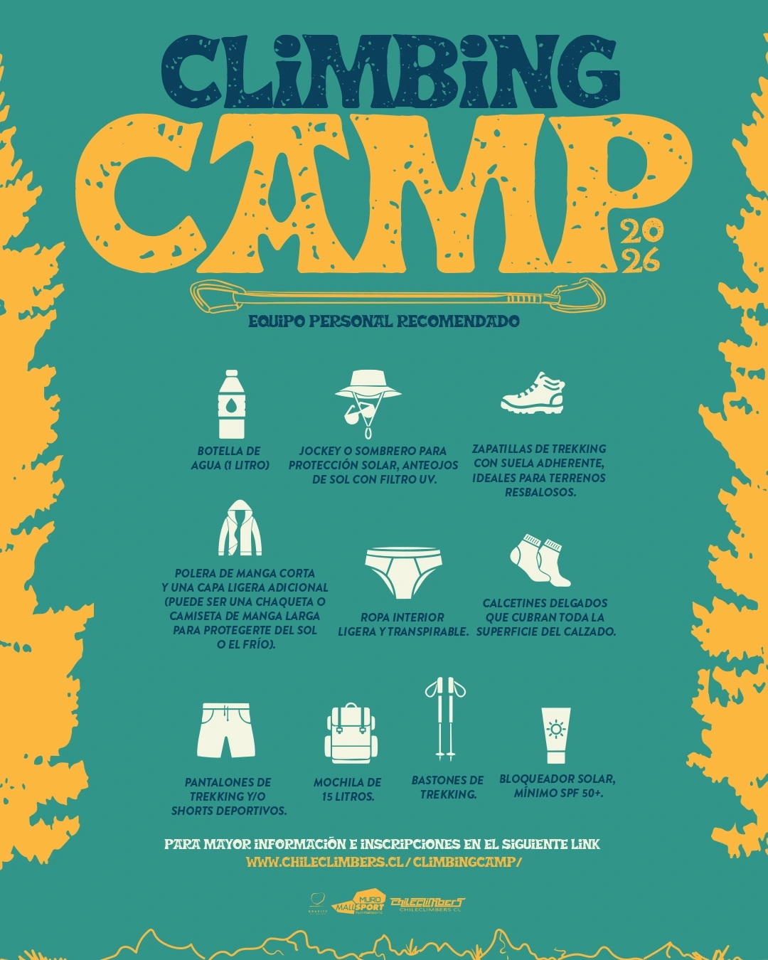 Climbing Camp · guía de equipo