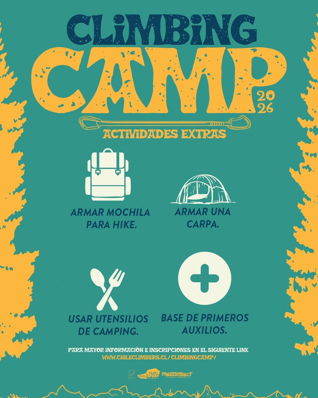 Climbing Camp · actividades complementarias