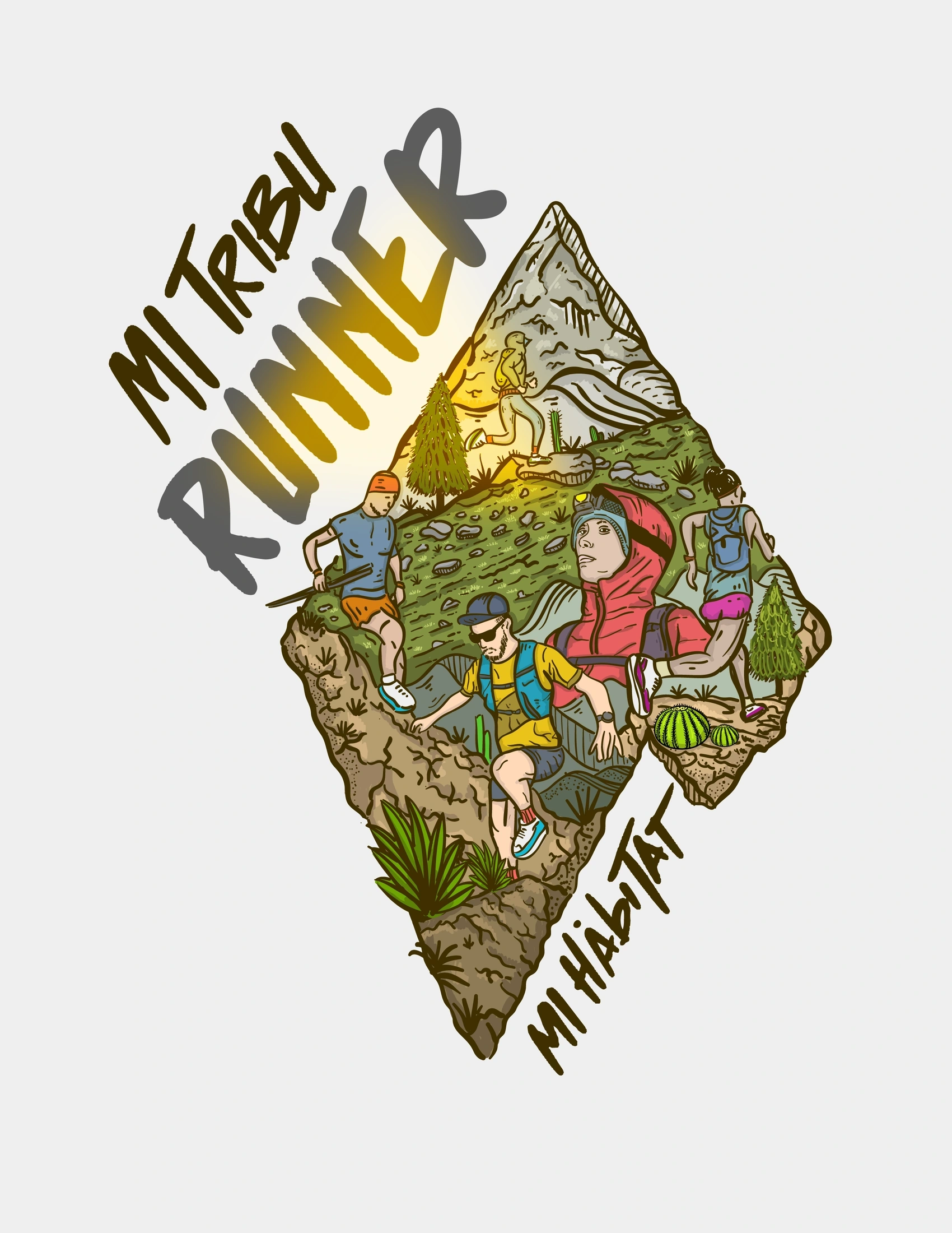 Mi tribu runner · ilustración