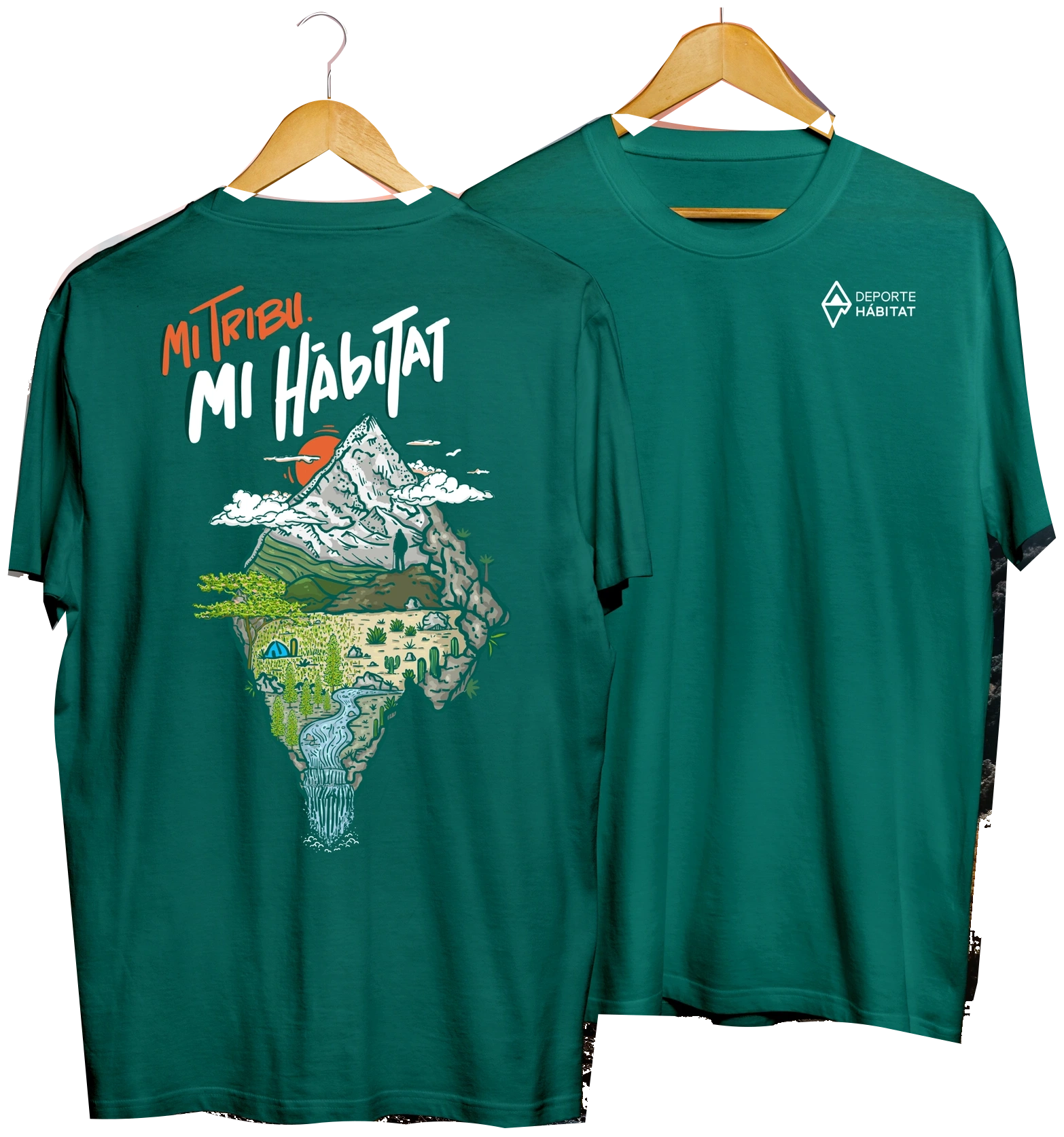 Mi tribu, mi hábitat · visualización textil