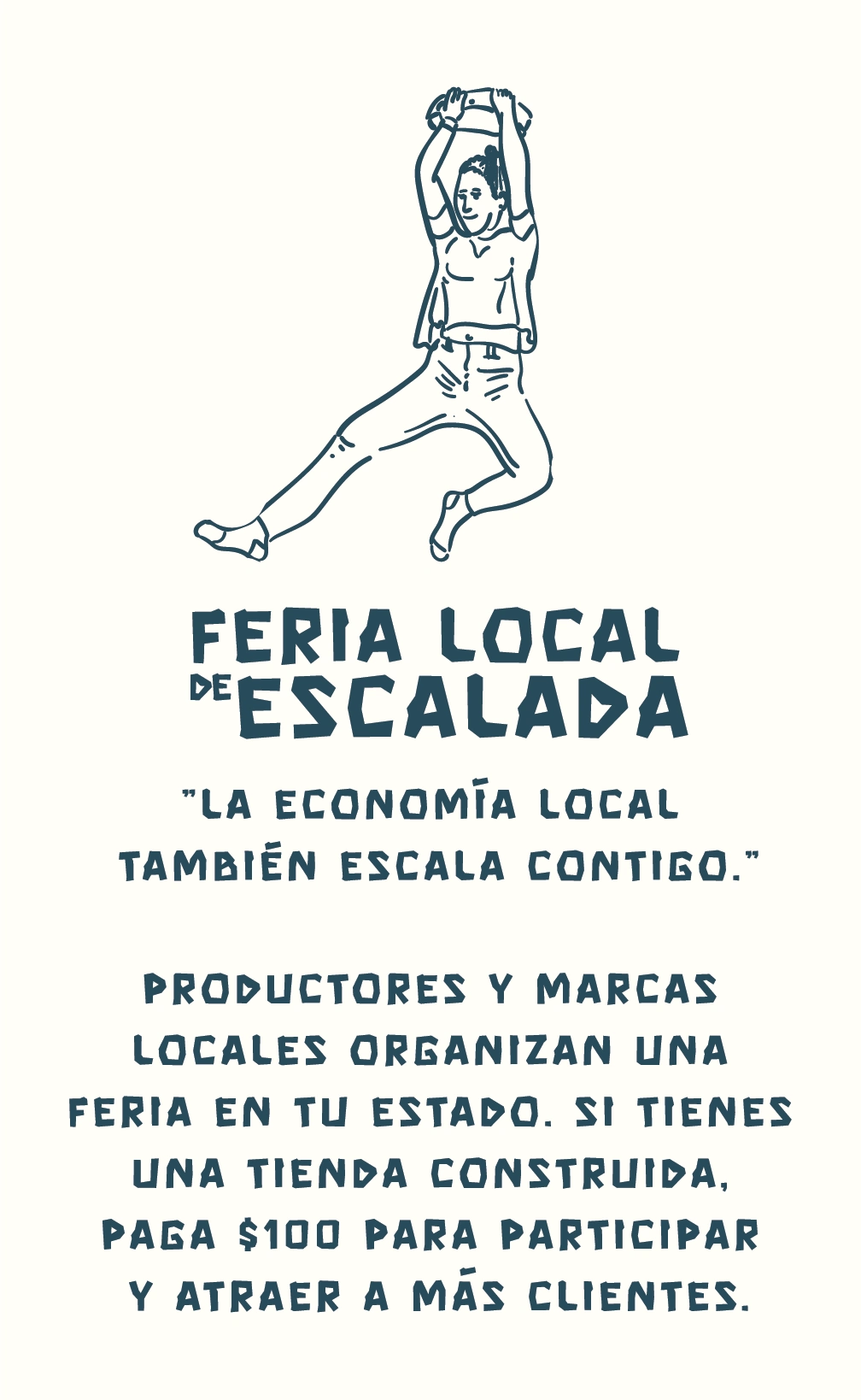 Carta de Evento: Feria local de escalada