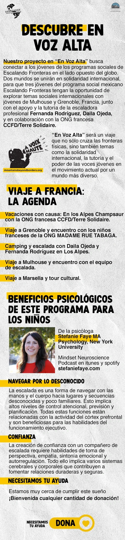 Mailing de En Voz Alta en español