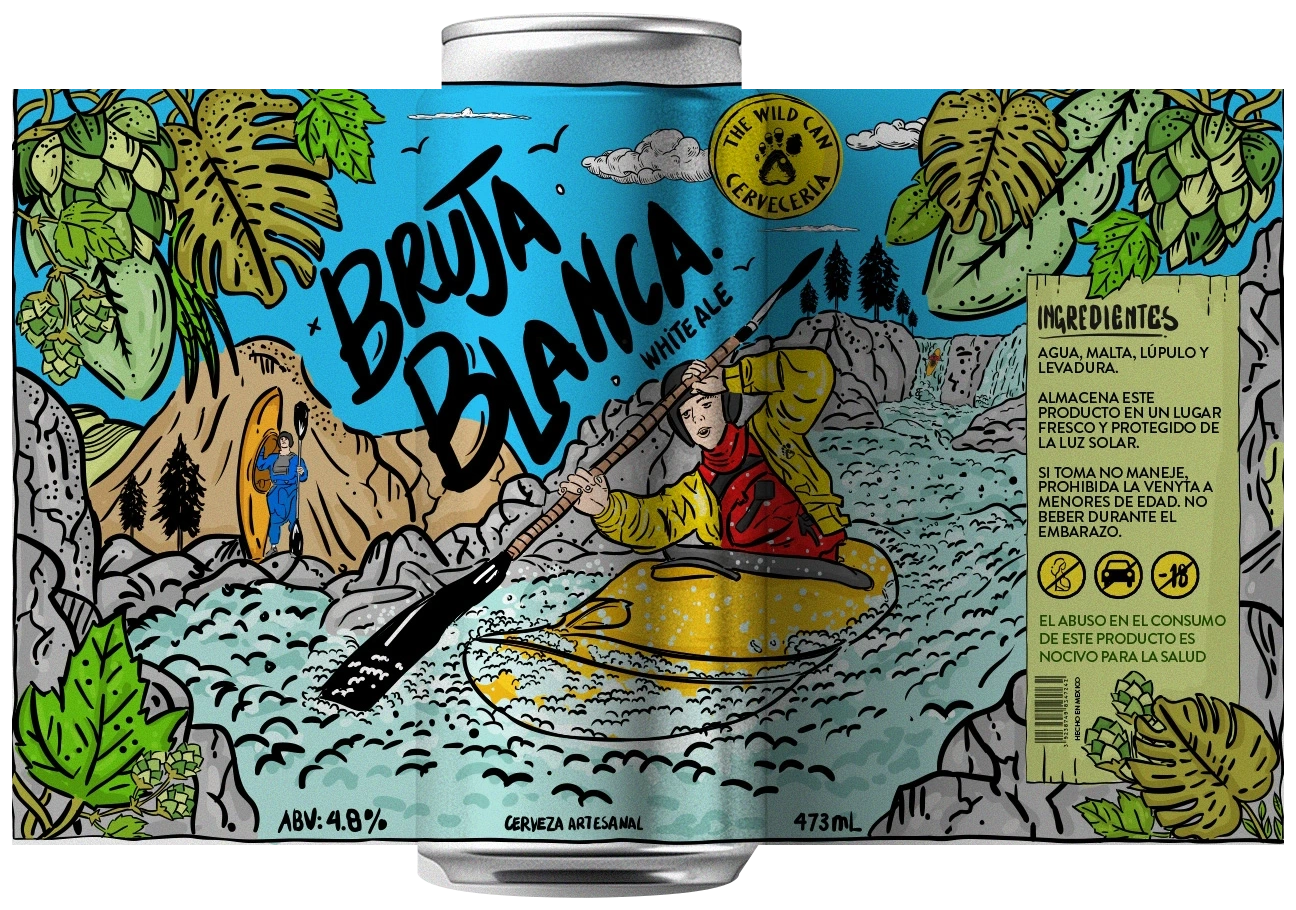 Bruja Blanca · kayak · visualización