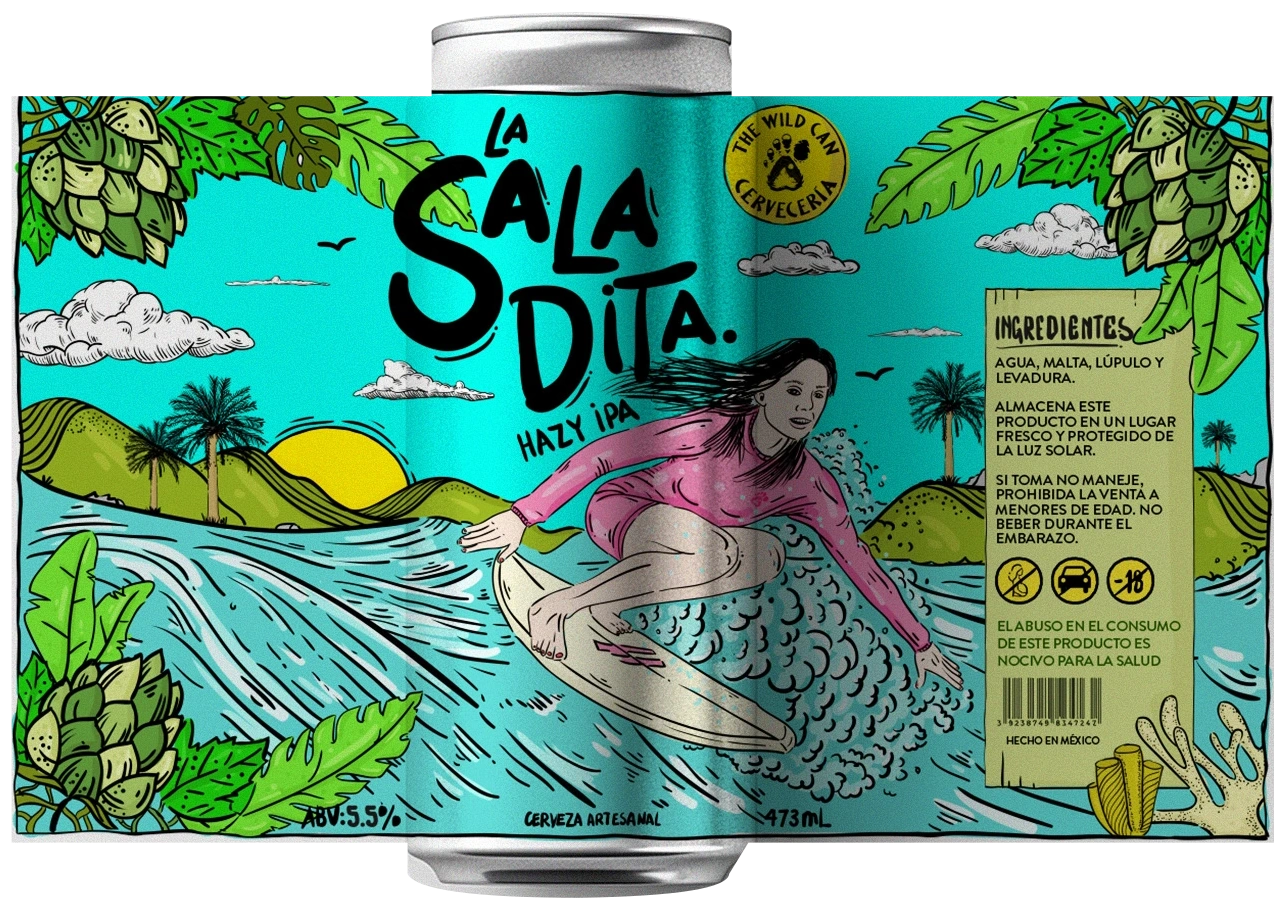 La Saladita · surf · visualización