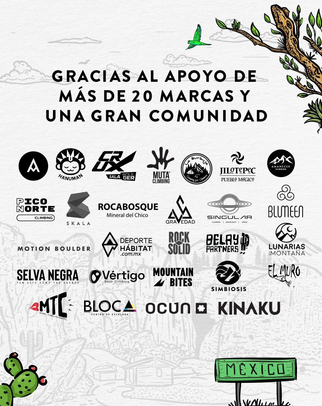 Las marcas que hicieron posible la campaña