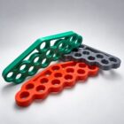 Rack Cintas de impresión 3D, organizador con espacio para 12 cintas exprés, en varios colores.